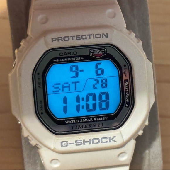 Casio G-Shock DW-56RTB-7 Referee Timers Vintage Square Men’s Digital Watch DW56